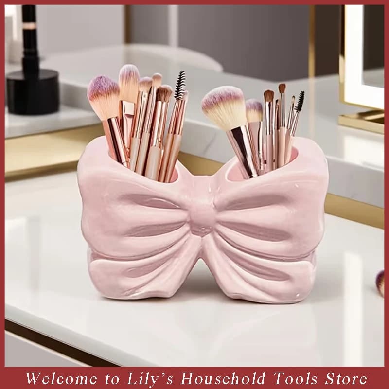 Irregular Fiocco Shape Brushes and Brush Holders, 2 Bathroom Organizer Parts for Electric Brushes and Toothpaste
