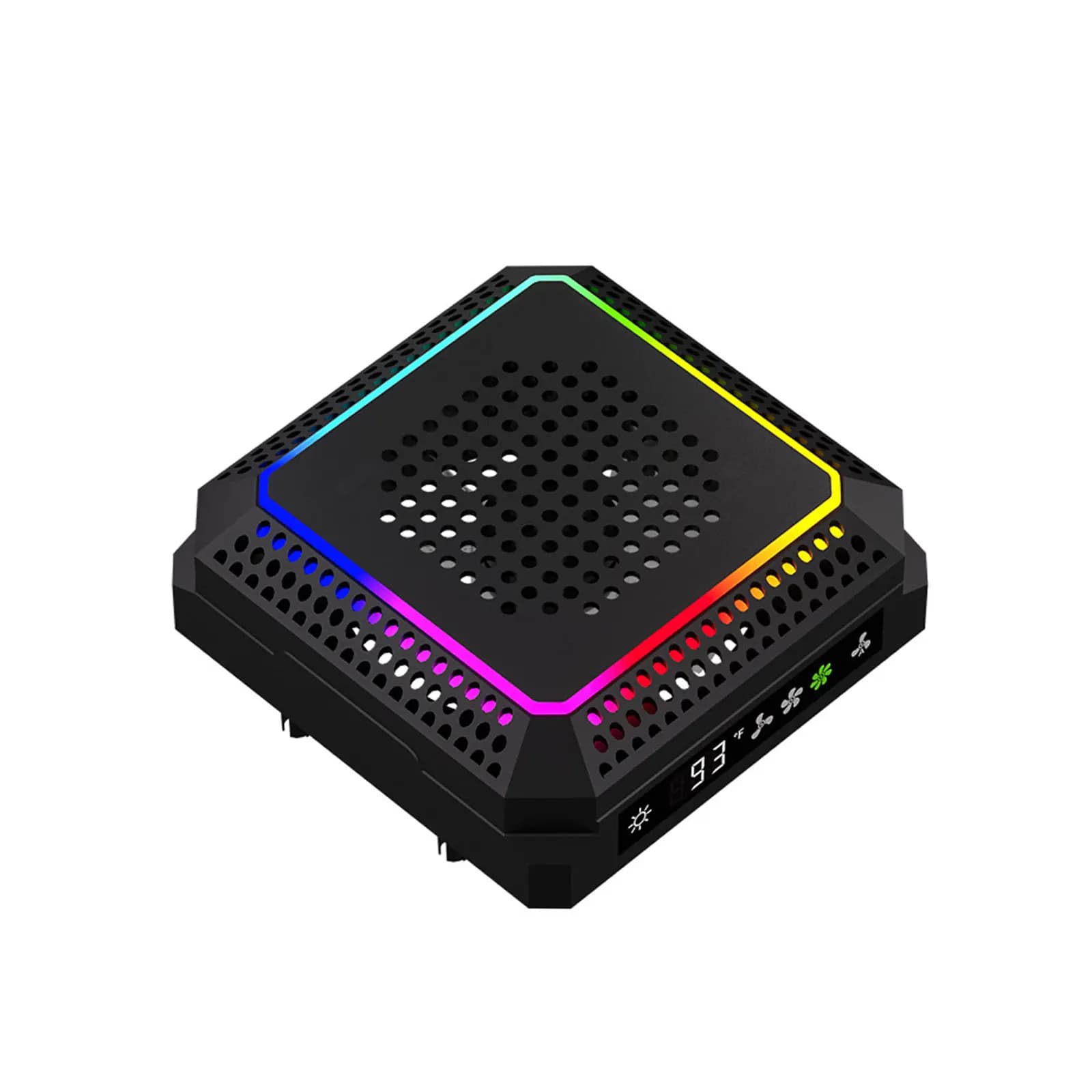 RGB Cooling Fan for Xbox Series X Auto Temperature Control Cooling System Low Noise LED Cooler Fan