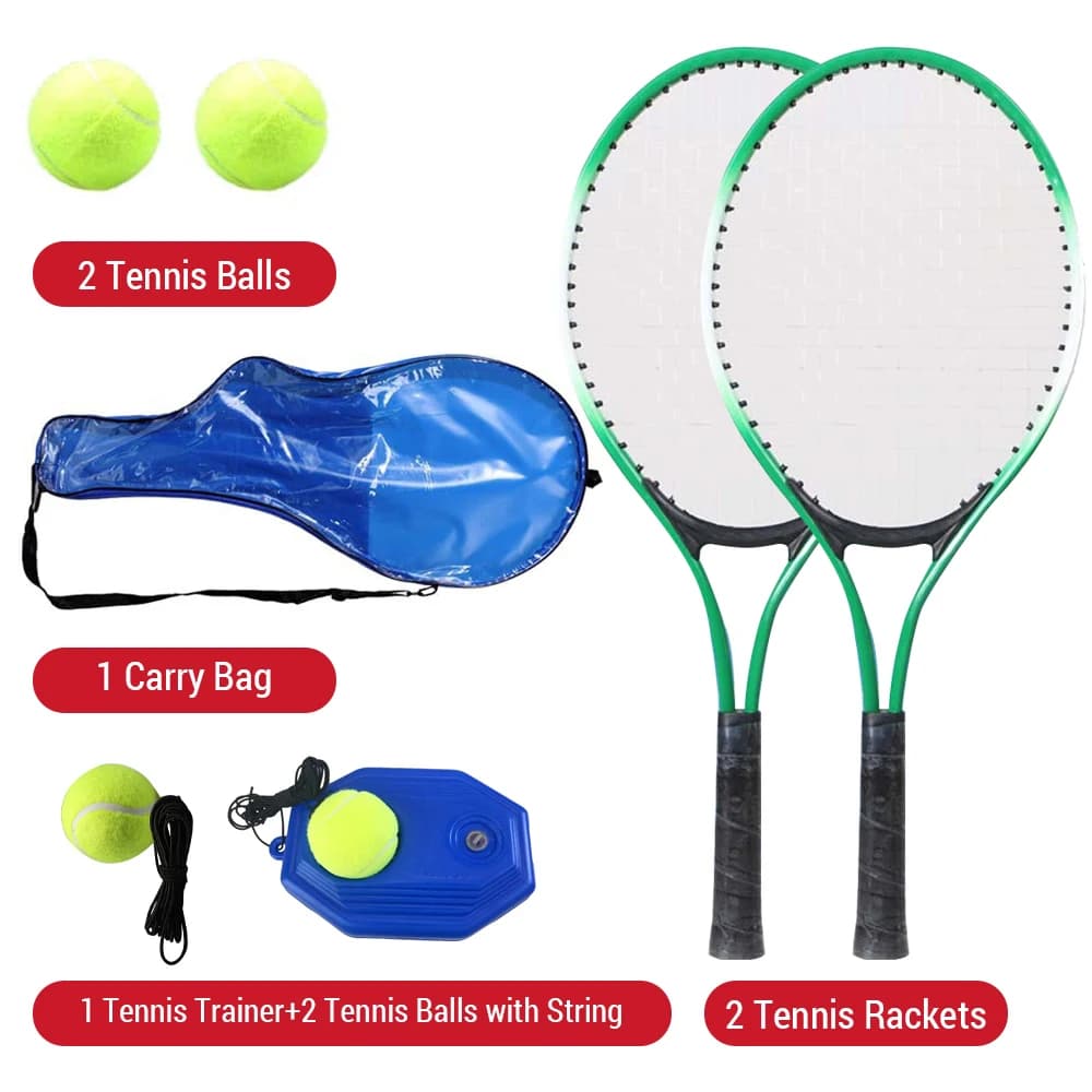 Children's tennis rack Junior tennis rack tennis rack for children with tennis ball Children's tennis player tennis player tennis rack for beginners