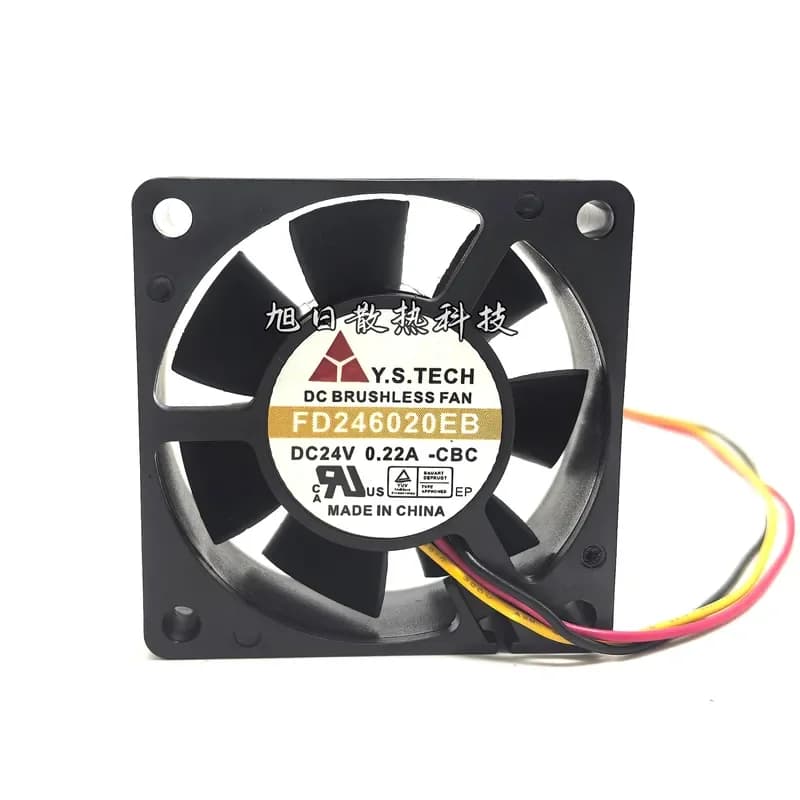 New for YS Wonsan FD246020EB DC 24V 0.22A 6020 6cm Inverter Cooling Fan