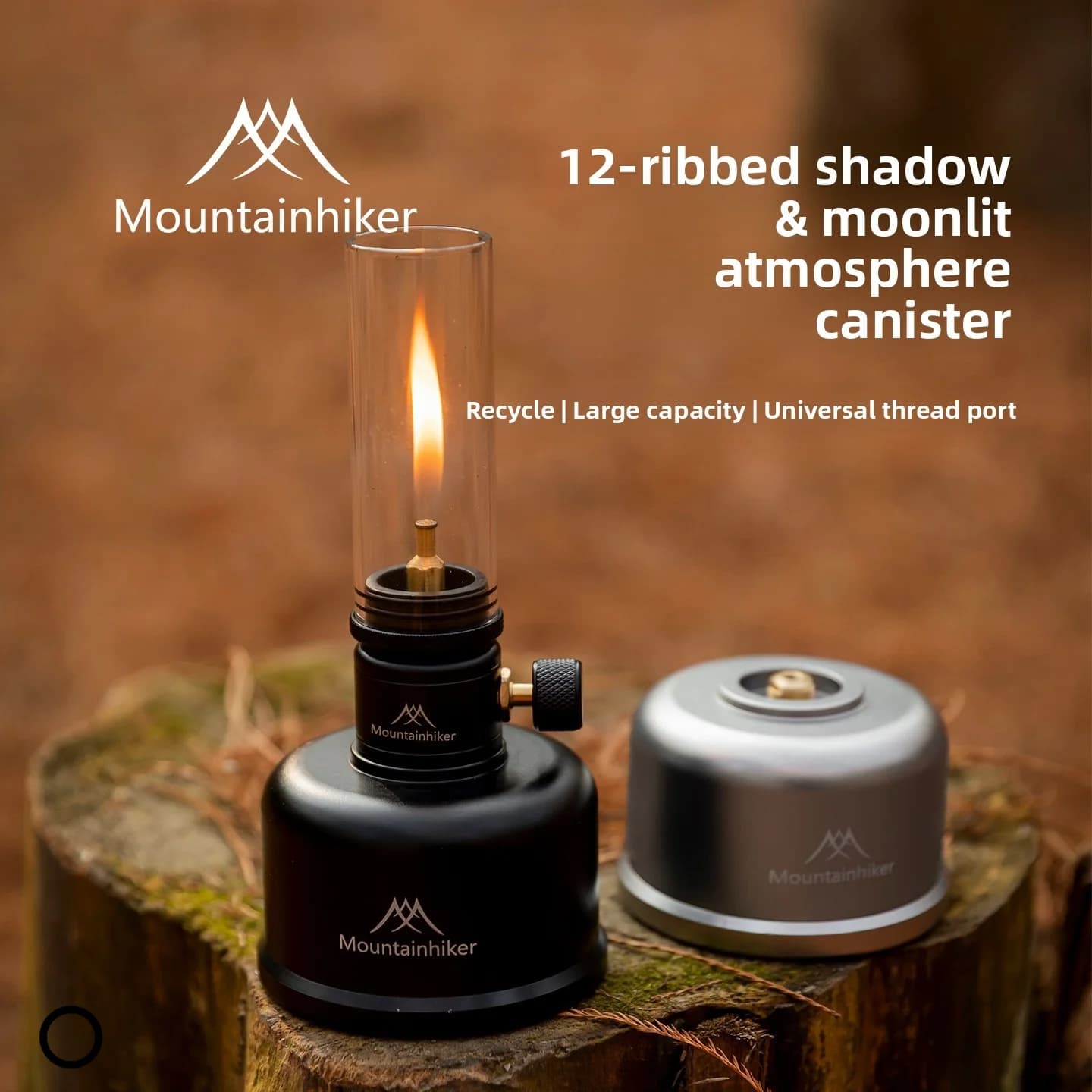 MOUNTAINHIKER New Set 3 Pieces Gas Tank 12 Prisma Mochizuki with Universal Attack for External Camping, Portable Inflatable