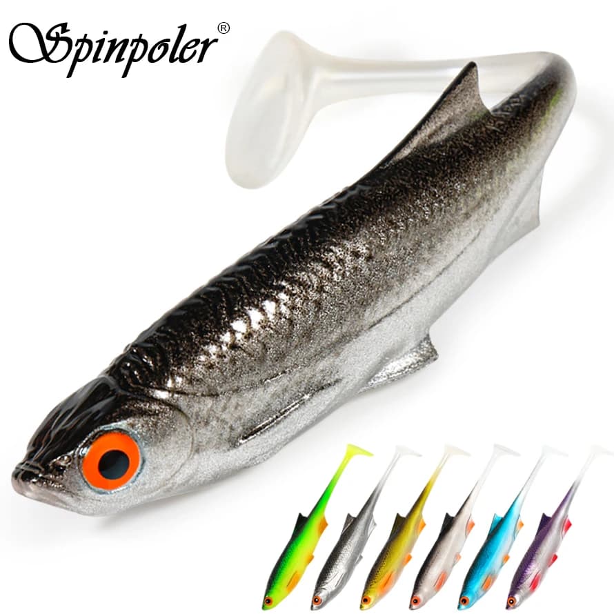 Note: Artificial Esca Morbida Bionica Shad 11cm 8g, Swimbait con Coda a Paletta, Realistic Esca Fatta a Mano per Bass, Luccio, Trota e Predatori