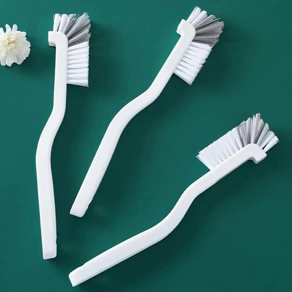 Japanese Style Sink Brush Long Handle Elbow Wall Hanging Crevice Cleaner 360° Narrow Brush for Bottle Straw Glass Tube Kitchen