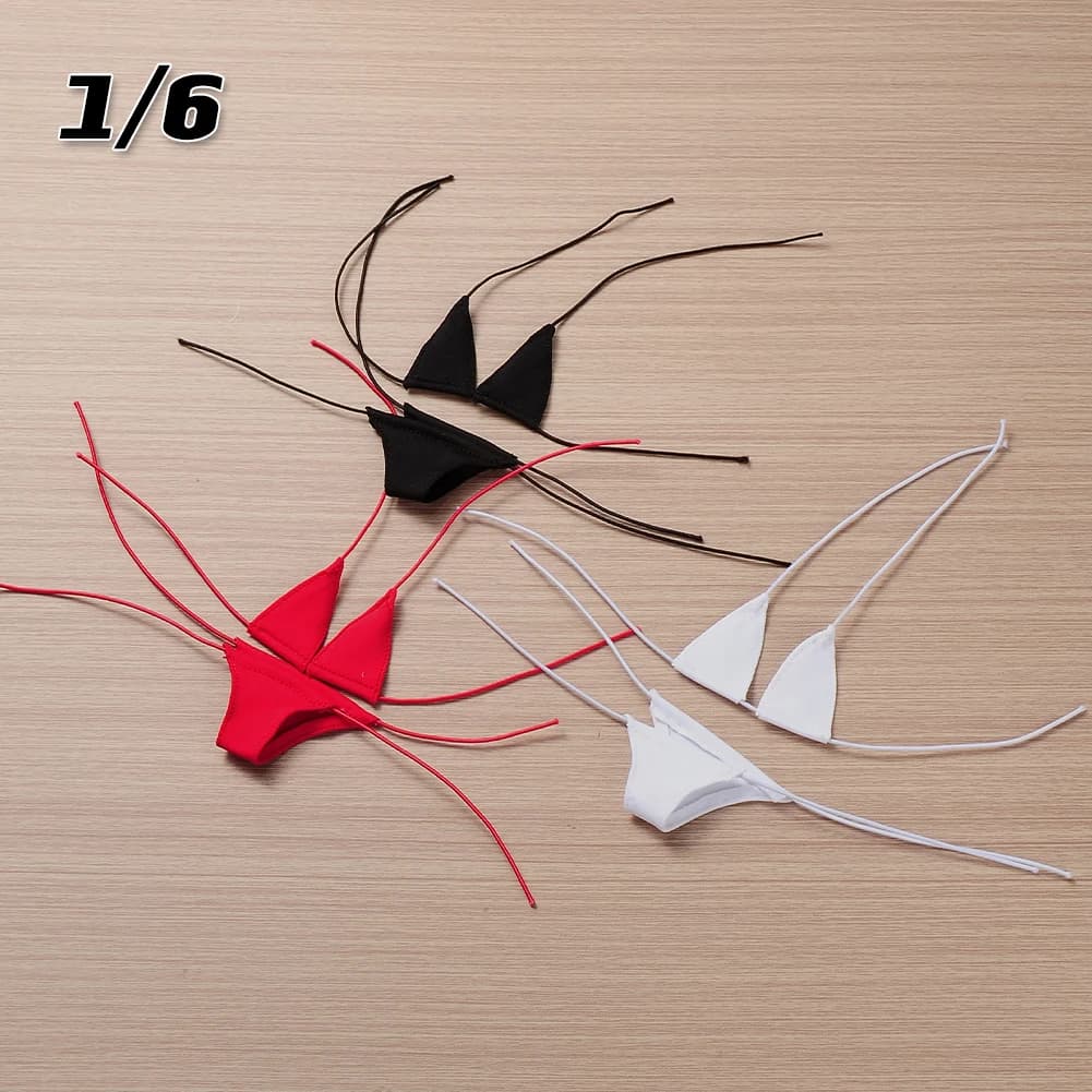 1/6 scala Bikini cinturino intimo reggiseno mutande vestiti accessori modello per 12 pollici soldato femminile Action Figure bambola del corpo
