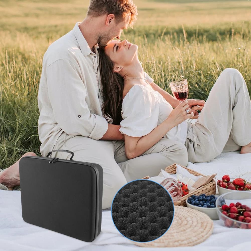 Borsa da Viaggio Rigida Portatile per Trasporto e Organizzazione di Starlink Mini Dish, Supporto e Adattatore per Tubo