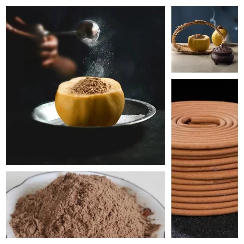 50g Powder Handmade Production String Beads Incense Stick Raw Materials Living Room Buddhist Hall Clean The Air Incense Powder