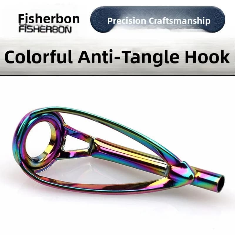 Anti-Tangle Top Ring Sharp Ring Fishing Rod Sea Rod Glue Ring Path Valve Rod Strain Outdoor Camping Travel Gear