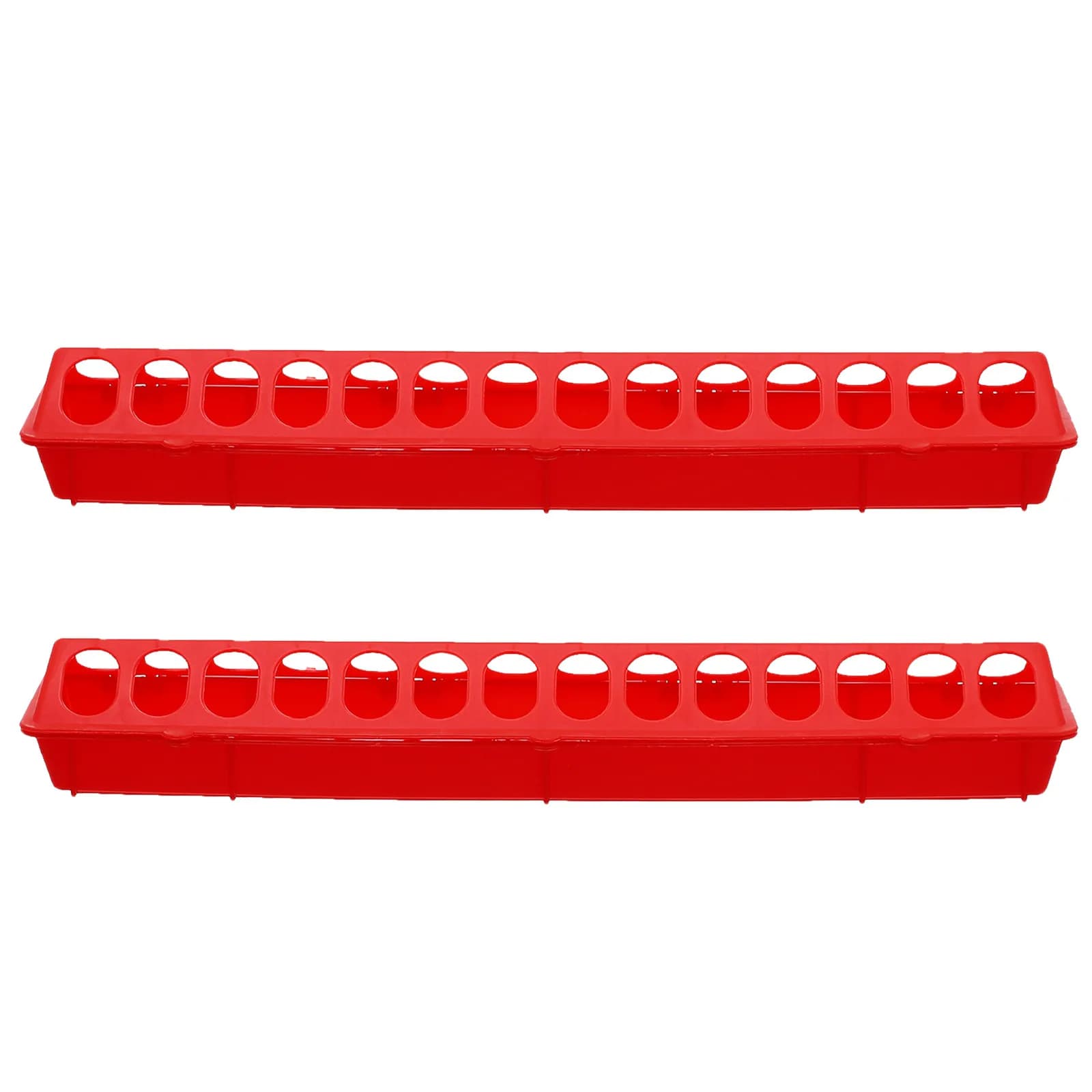2Pcs Pigeon Feeding Troughs High-Quality Plastic Anti-Splash Bird Food Container Easy to Clean Disassemble for Pigeons Parrots