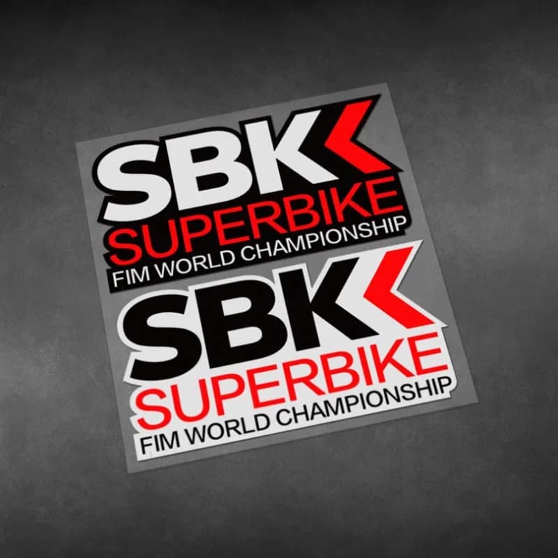 Adesivi per Moto, Auto e Motociclette, Decalcomanie per Superbike SBK, Riflettenti e Impermeabili, Utilizzabili per Casco, Serbatoio e Paraurti