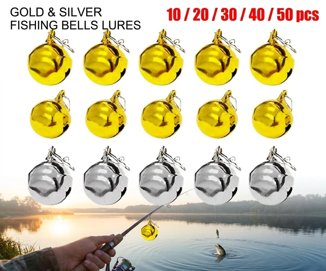 10pcs Automatic Fishing Bell Sea Rod Alarm Triggered Fishing Rod Thrown Raft Dedicated Bell for Fishing