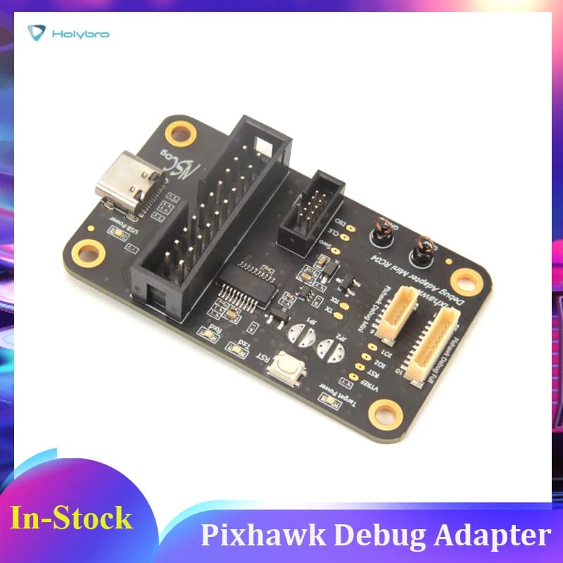 Adattatore di Debugging Holybro Pixhawk con FTDI Integrato, Supporta sia il Target a 6 pin (FMUV5) che a 10 pin (FMUVxX) per Hardware Compatibile con Debug
