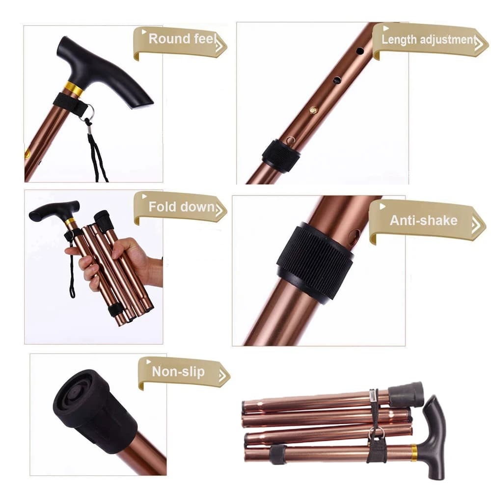 Accessories in Aluminium Alloy, Trekking Sticks, Climbing Equipment, Folding Stroller Sticks