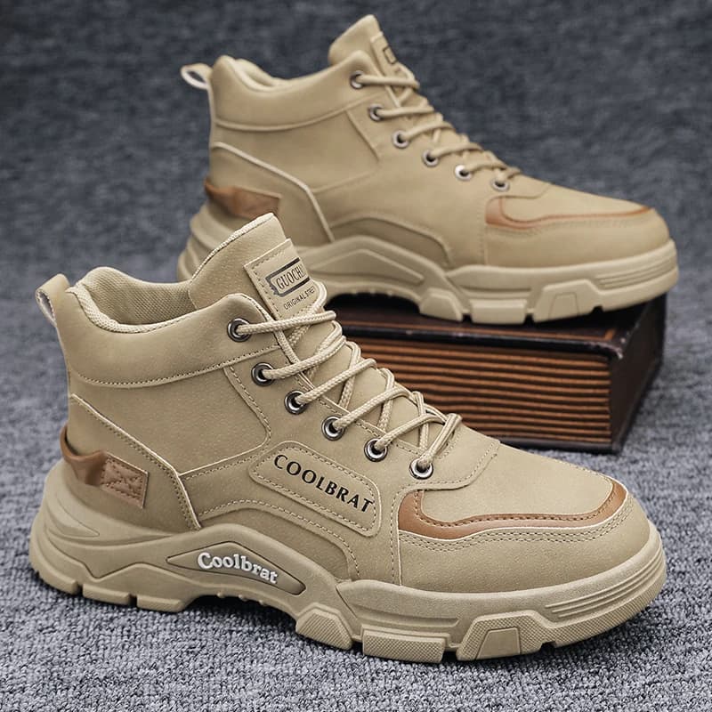 Scarpe casual alte da uomo Scarpe da escursionismo all'aperto Scarpe da alpinismo Calzature sportive versatili