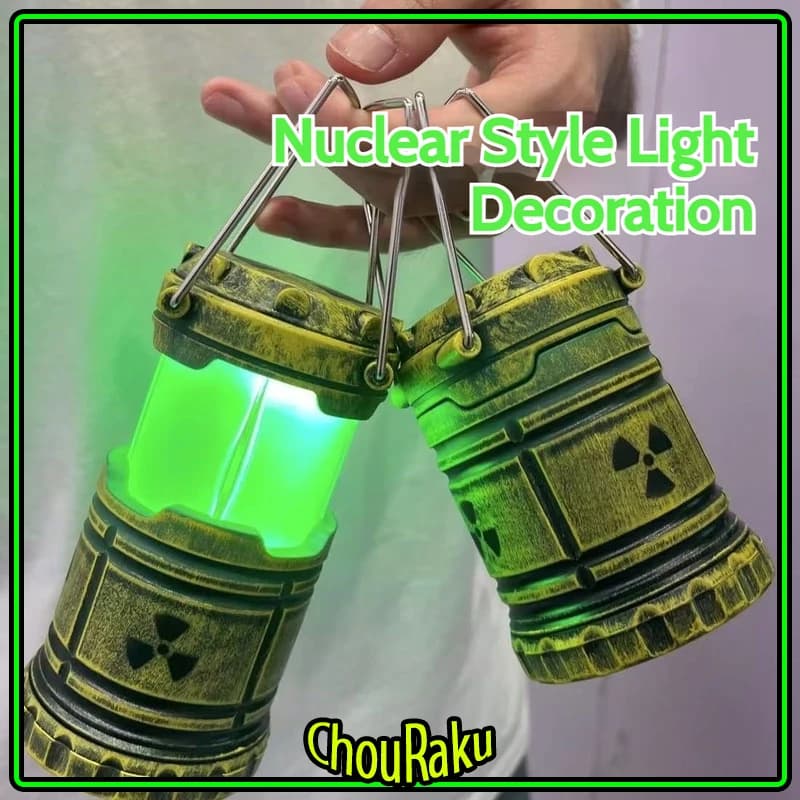 Mini simulazione reattore nucleare lanterna lampada da campeggio portatile Pwr scherzo prop regalo di Halloween decorazioni per la casa ornamenti per luce notturna