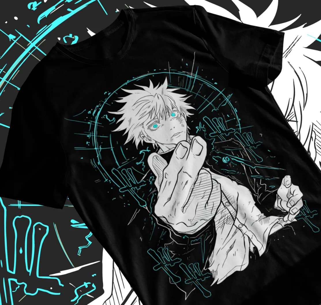 Jujutsu Kaisen Gojo Satoru Megumi Yuji T-shirt Anime Manga T-shirt morbida