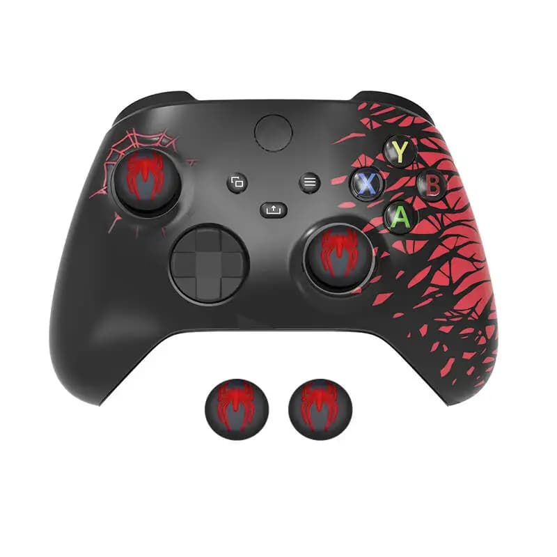 Per XBOX Series SX Custodia protettiva per controller Pelle protettiva in silicone antiscivolo compatibile con Xbox Series con 2 cappucci per impugnatura per pollice