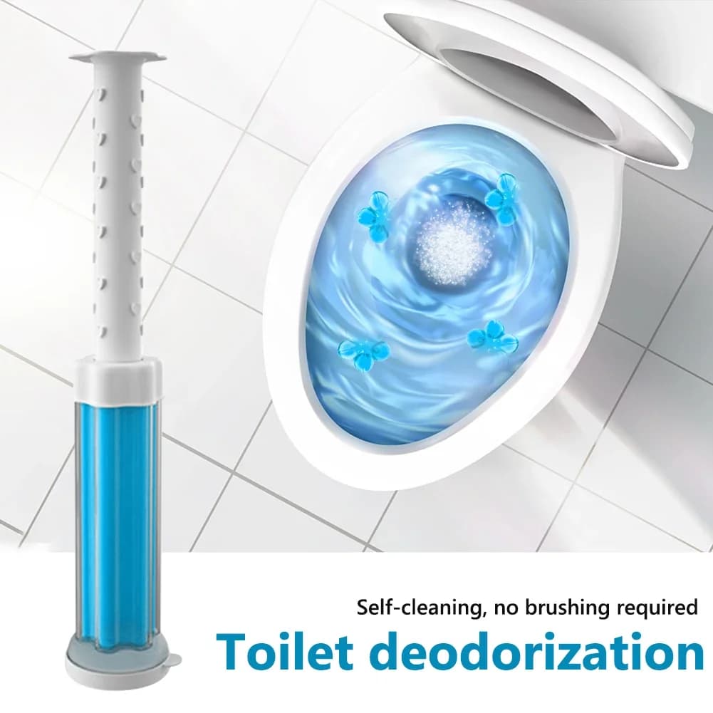 Gel detergente per WC, elimina gli odori, lascia un profumo floreale, non lascia residui, profumo gradevole, per la pulizia della casa.