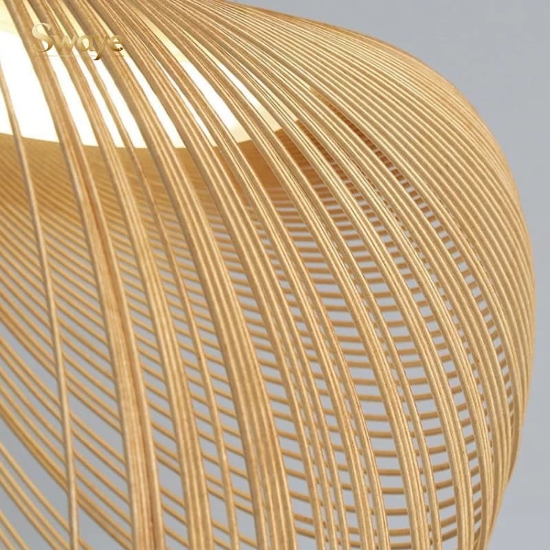 Lampade a sospensione moderne a LED nordiche Lampadario in legno Personalità di design per soggiorno Sala da pranzo Lampada da caffè Camera da letto Decorazione della casa