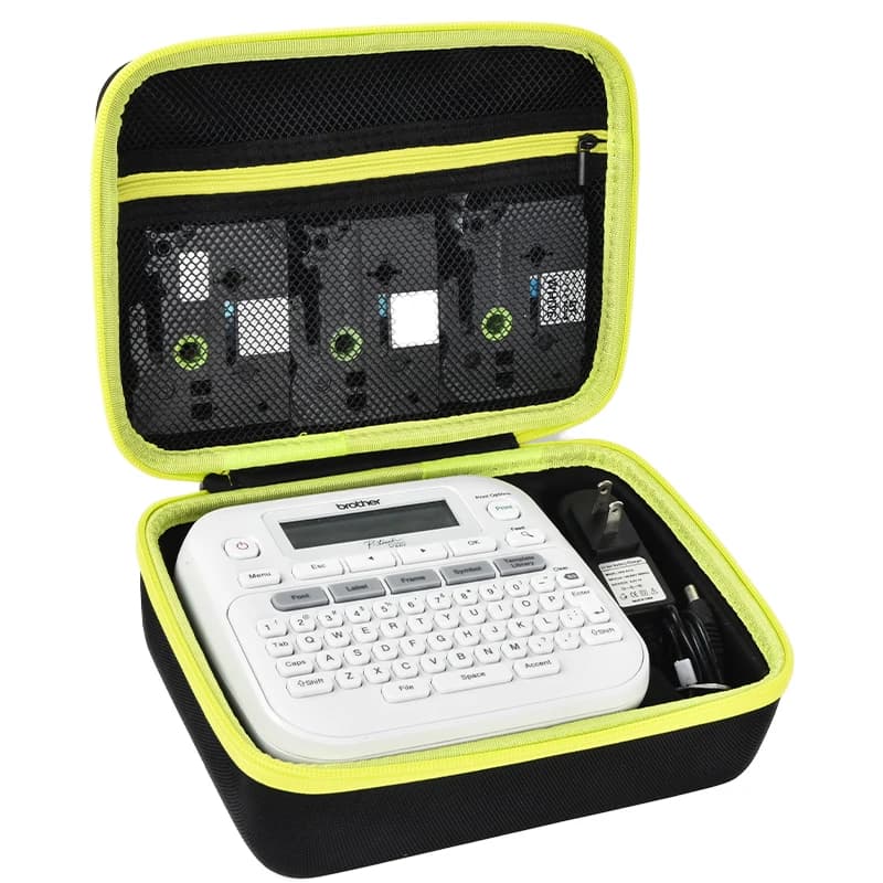 (SOLO CUSTODIA) Custodia compatibile con Brother P-Touch PTD220 D210 Etichettatrice per uso quotidiano per casa/ufficio, supporto per il trasporto dell'organizzatore