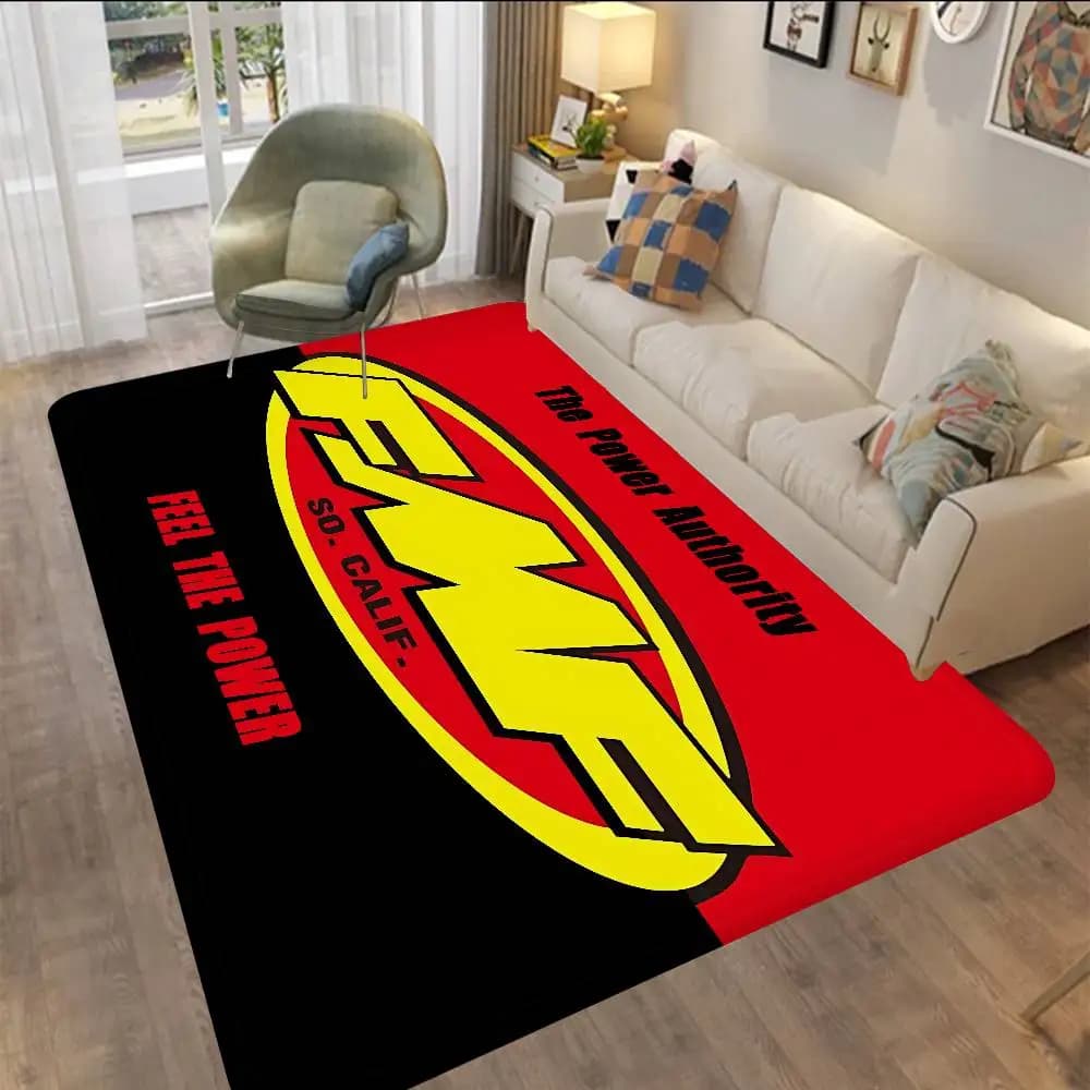 Tappetino da bagno con logo FMF Racing, antiscivolo, assorbe l'acqua, cuscino a striscia lunga, tappetino per camera da letto, zerbino di benvenuto