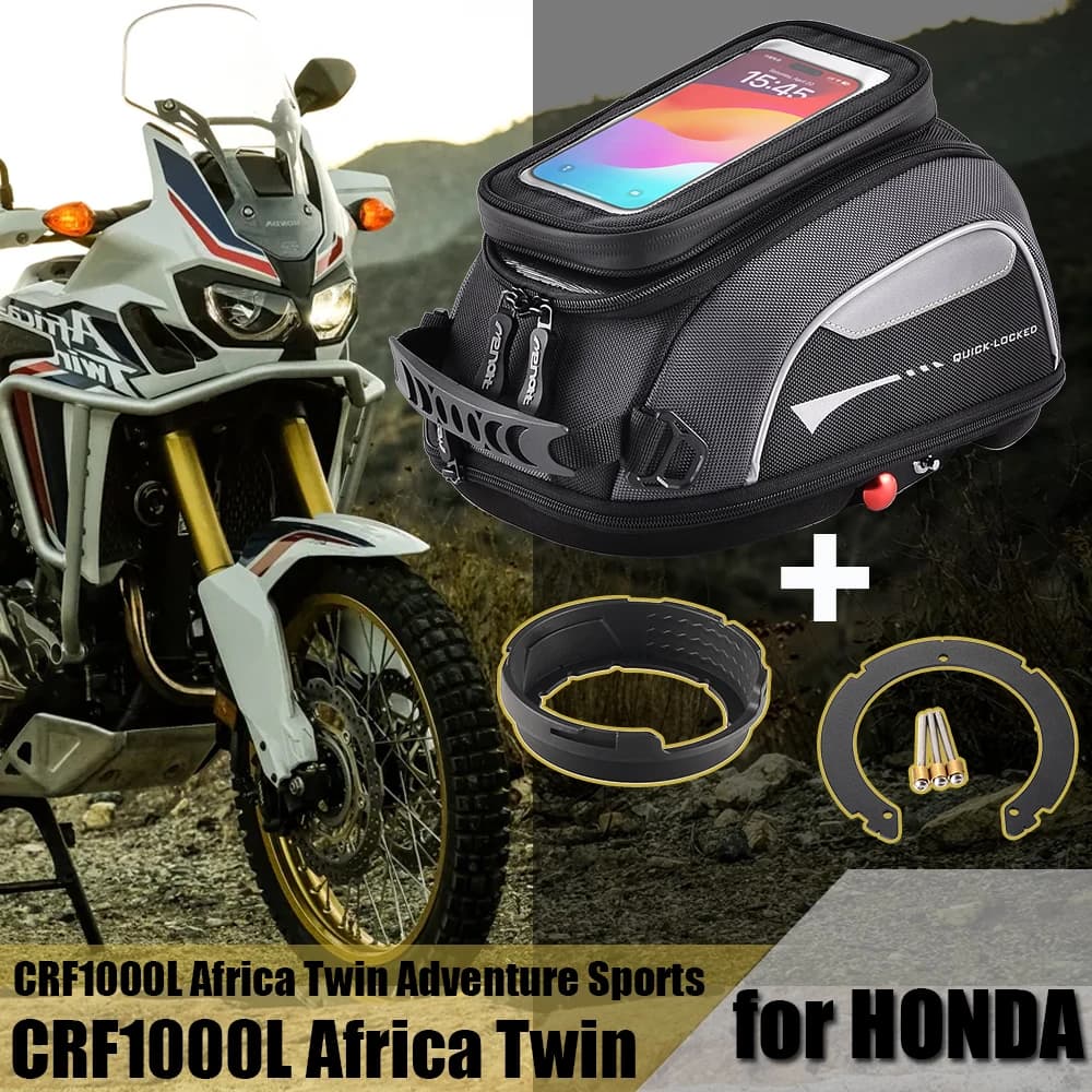 Borsa da serbatoio per Honda CRF1000L Africa Twin Adventure Sports XL 750 Transalp Quick Lock Bagagli per carburante Carrie Top Case impermeabile