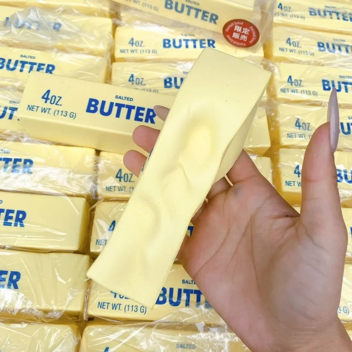 Bastoncino di burro spremuto morbido, adatto per bambini e adulti, adatto per feste, giochi, festival e regali di Natale