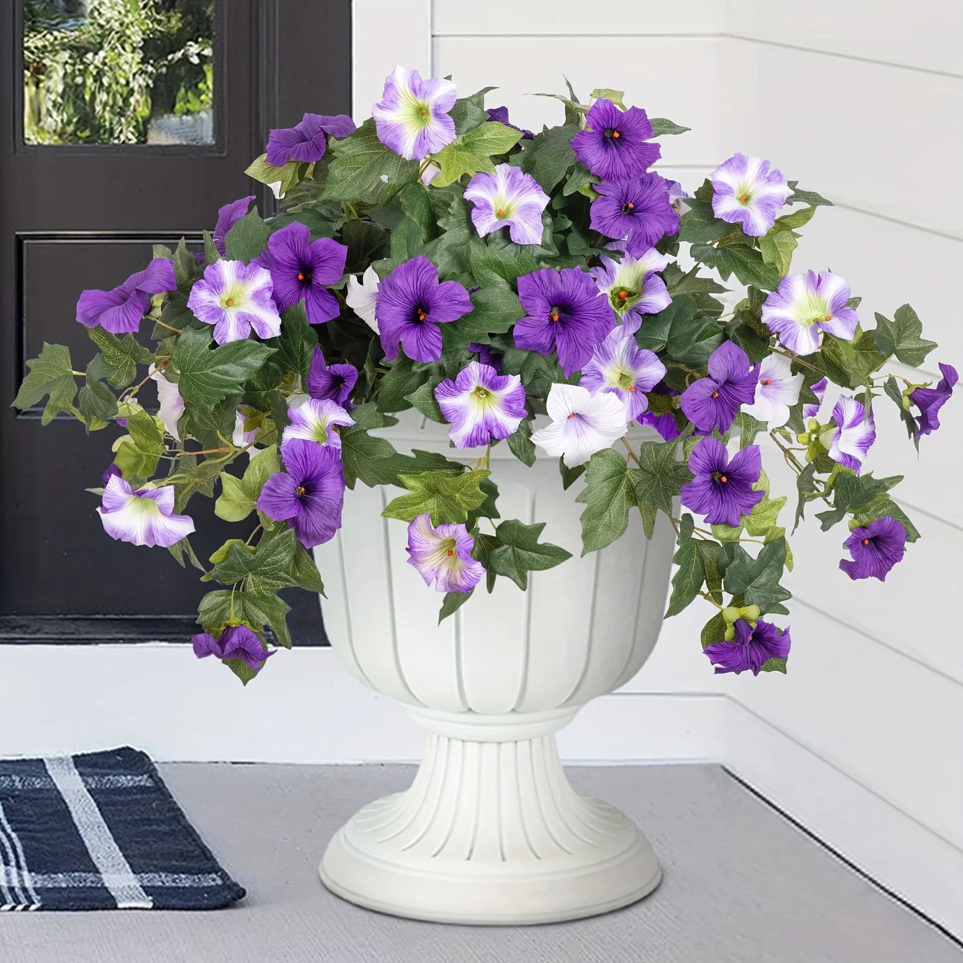 1 pz fiori artificiali gloria mattutina fiore di nozze 43 cm bouquet di fiori finti tavolo della stanza di casa giardino esterno decorazioni bonsai