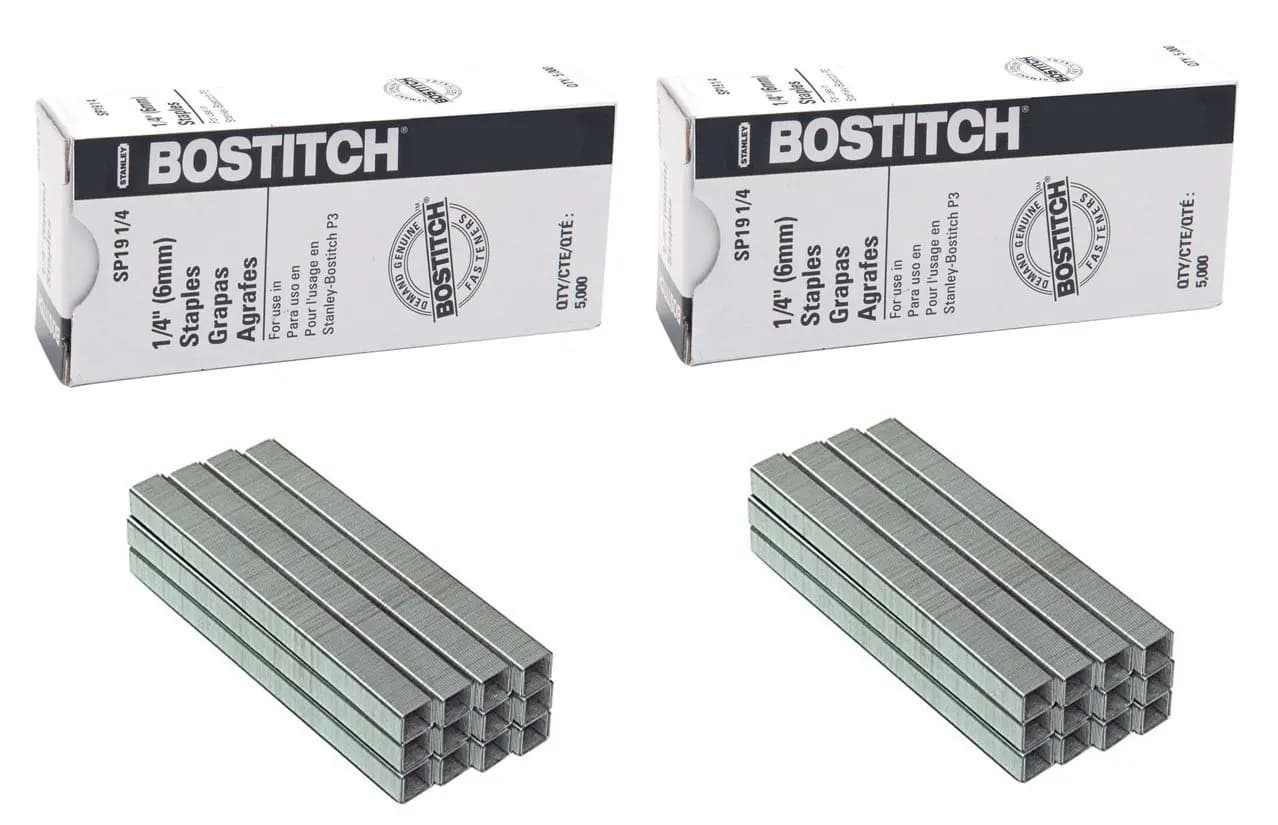 Punti metallici per graffettatrice P3, scatola da 5000 punti metallici resistenti per ufficio e uso domestico