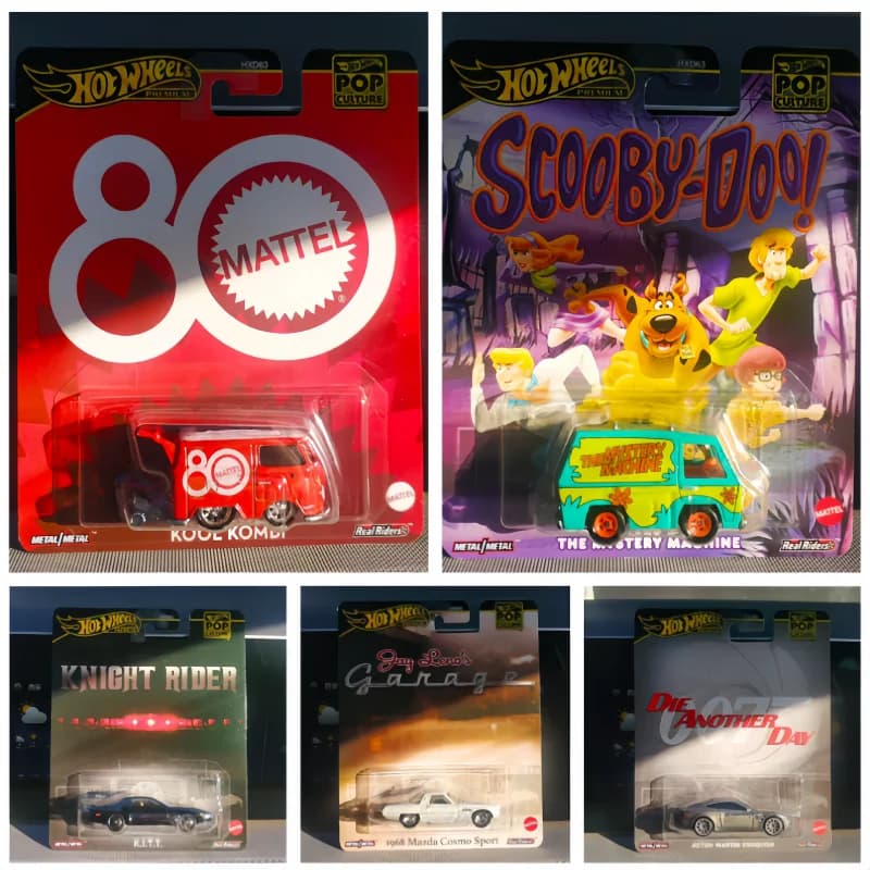 New Hot Unopen Hot Wheels Pop Culture 2025 Mix 1g Hxd63 Diecast Model Custodia per auto da collezione da 10 Disponibile Nave