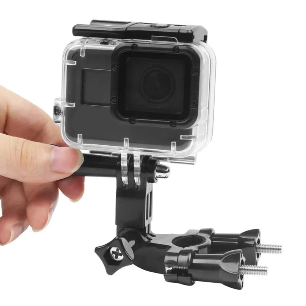 Supporto per Manubrio Bici e Moto, Asta per Sella, Treppiede per GoPro Hero 4 5 6 7 8 9 10 11, Xiaomi, Sjcam, DJI e Altre Action Cam