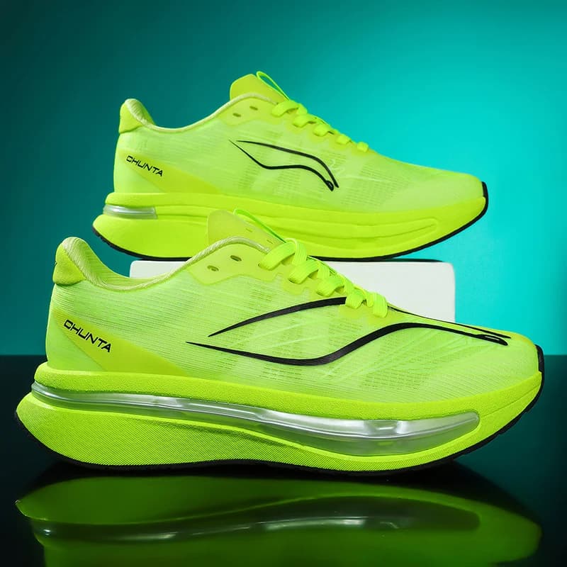 Professional Running Shoes with Carbon Plate, Lightweight and Convenient for Marathon, Athletic Anti-slip Sneakers for Men and Women