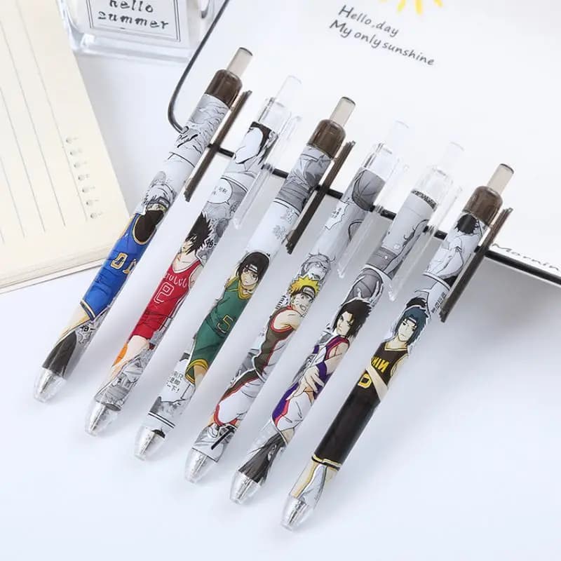 Simpatico anime giapponese penna gel stampa creativa cancelleria penne divertenti Kawaii