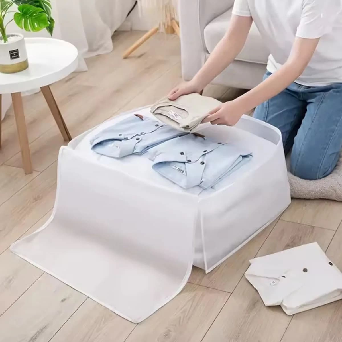 1pc-trapunta guardaroba organizzatore vestiti borse portaoggetti borsa da imballaggio in movimento fondo del letto abbigliamento impermeabile e a prova di umidità casa