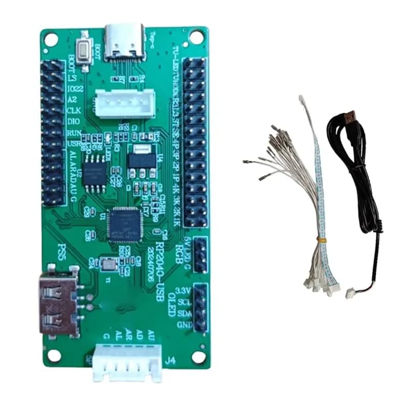 Nuovo Design~ Controller Joystick per Raspberry Pi PICO, Scheda di Sviluppo per Xbox One e PS5, Kit Arcade USB a Latenza Zero