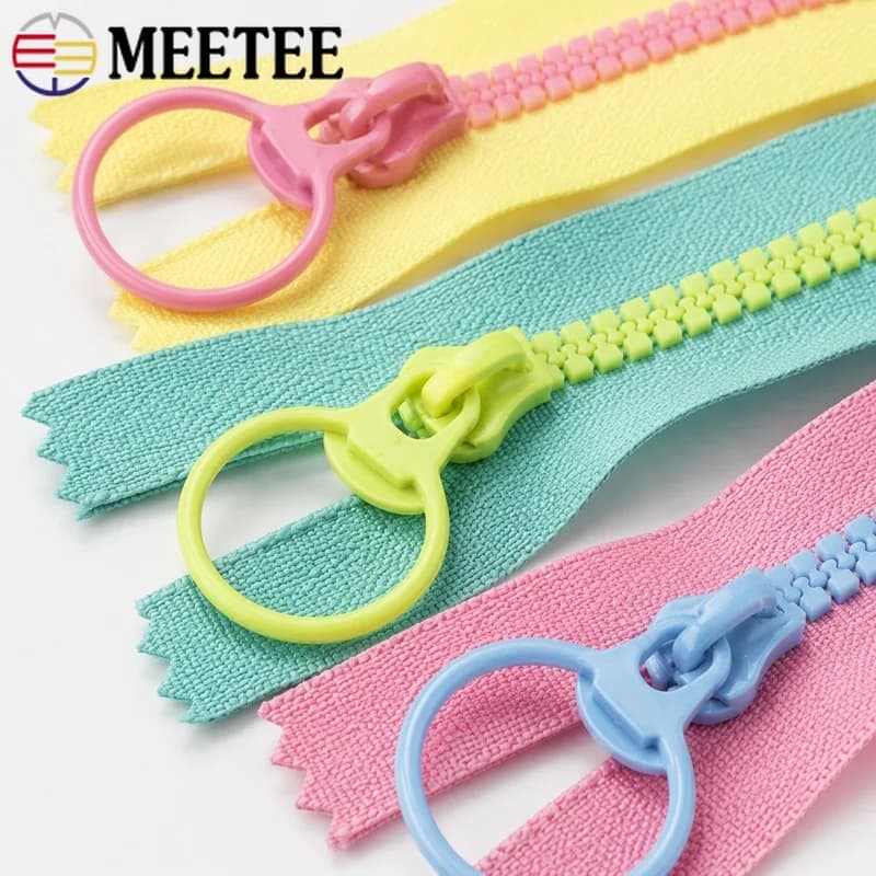 10/20Pcs 3# 15-40cm Resin Zipper Handbag Lining Zip Makeup Pouch Zips Close-End Garment Pocket Fastener Craft Sewing Accessories