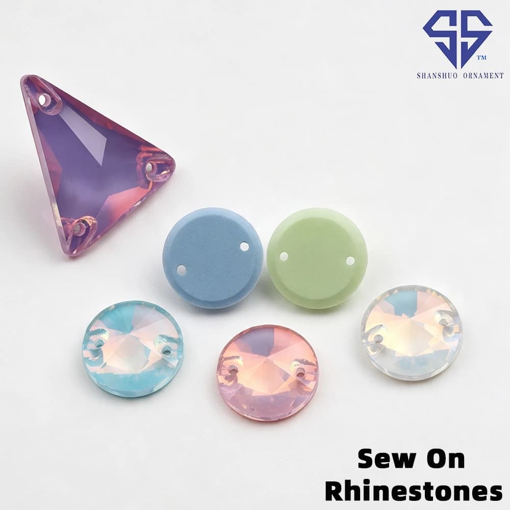 SS Mocha Satellite Crystal Sew On Rhinestones Strass Charms Sewing Supplies For DIY Jewelry Wedding Dress Clothing Bags Shoes