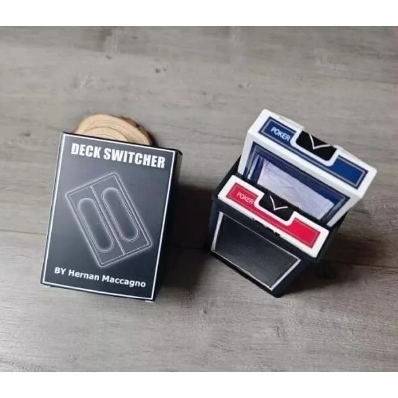 Dispositivo per Cambio Mazzo di Carte, Accessorio Magico per Poker, Trucchi di Magia, Gimmick per Maghi, Cambio Istantaneo del Mazzo Completo