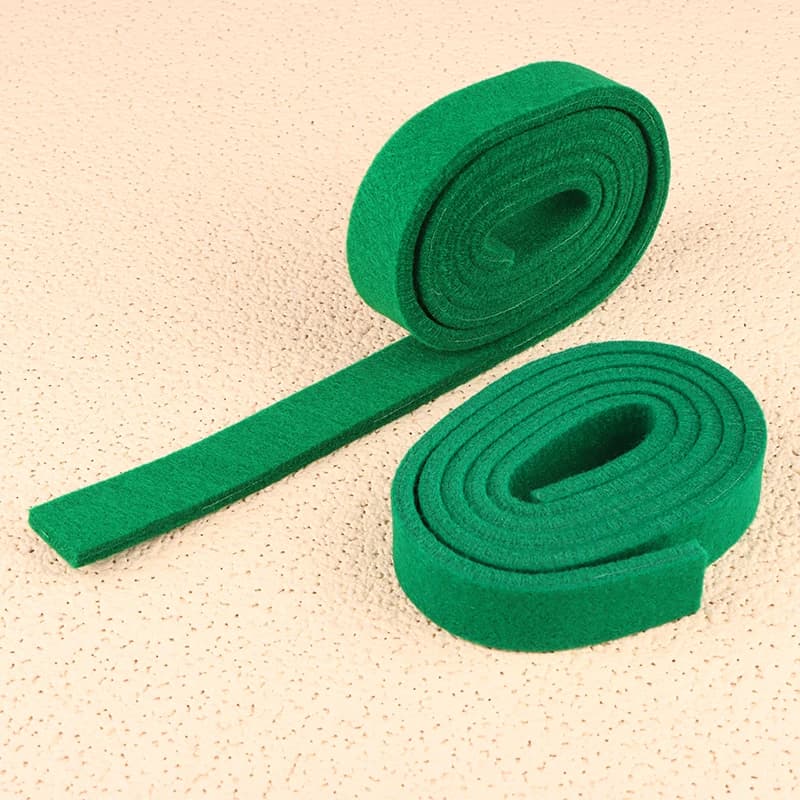 Strumento di accordatura per pianoforte con cuscino per ingranaggio posteriore in feltro con binario a molla per pianoforte verde da 5,5/6 mm per parti di ricambio per la riparazione del pianoforte