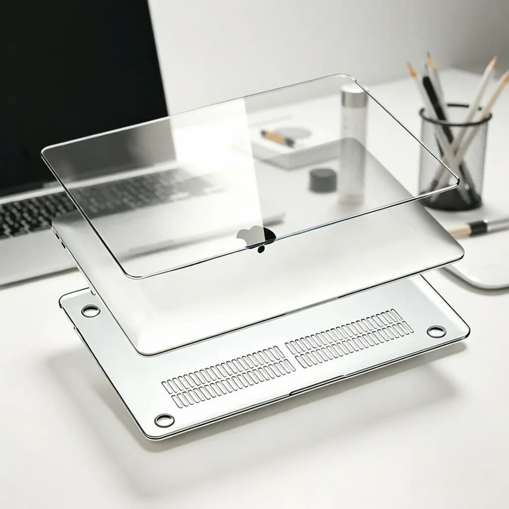 MacBook Pro Protective Case, MacBook Laptop Cover, Compatible with MacBook Pro , A1706/A1708/A1989,13.3 Inch, Clear Transparent