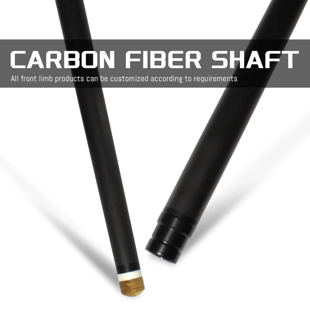 100% Carbon Fiber Shaft for Snooker Pool Cue Sticks, 11.8mm 12.4mm Tip, Protaper Billiards Cue Shaft for Play Cue, Upper Part of Cue, 12.4-21.4-737mm, 12.4-21.4-765mm, 11.8-21.4-765mm, 29inch, 30inch, uniloc, radial, with foam filled, carbonfiber shaft