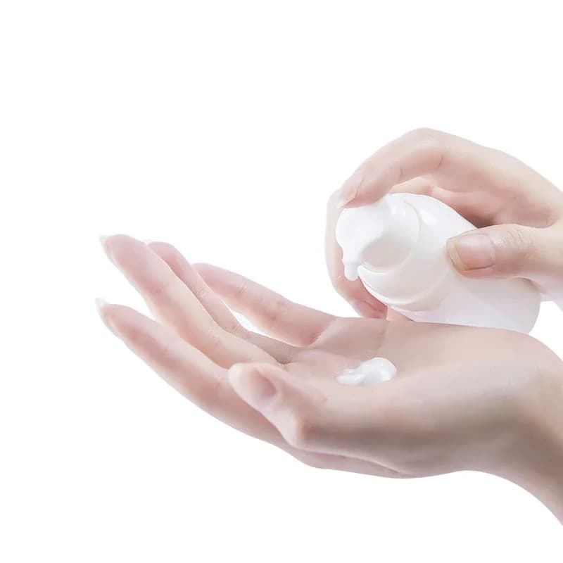 Muslimt Travel Essentials Dispenser di liquidi bianchi ciglia vuote per il viso detergente per bottiglie cosmetiche Dispenser di sapone bottiglia di schiuma