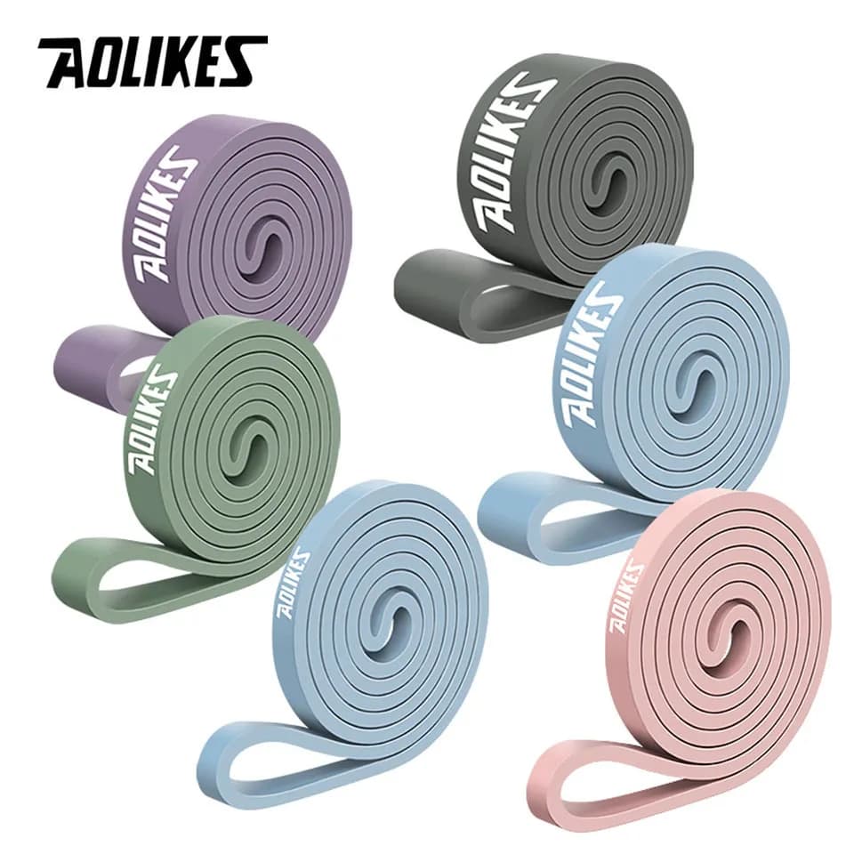 AOLIKES 1 piece resistance bands for training, exercise bands, training bands, traction support bands, long and heavy elastic bands
