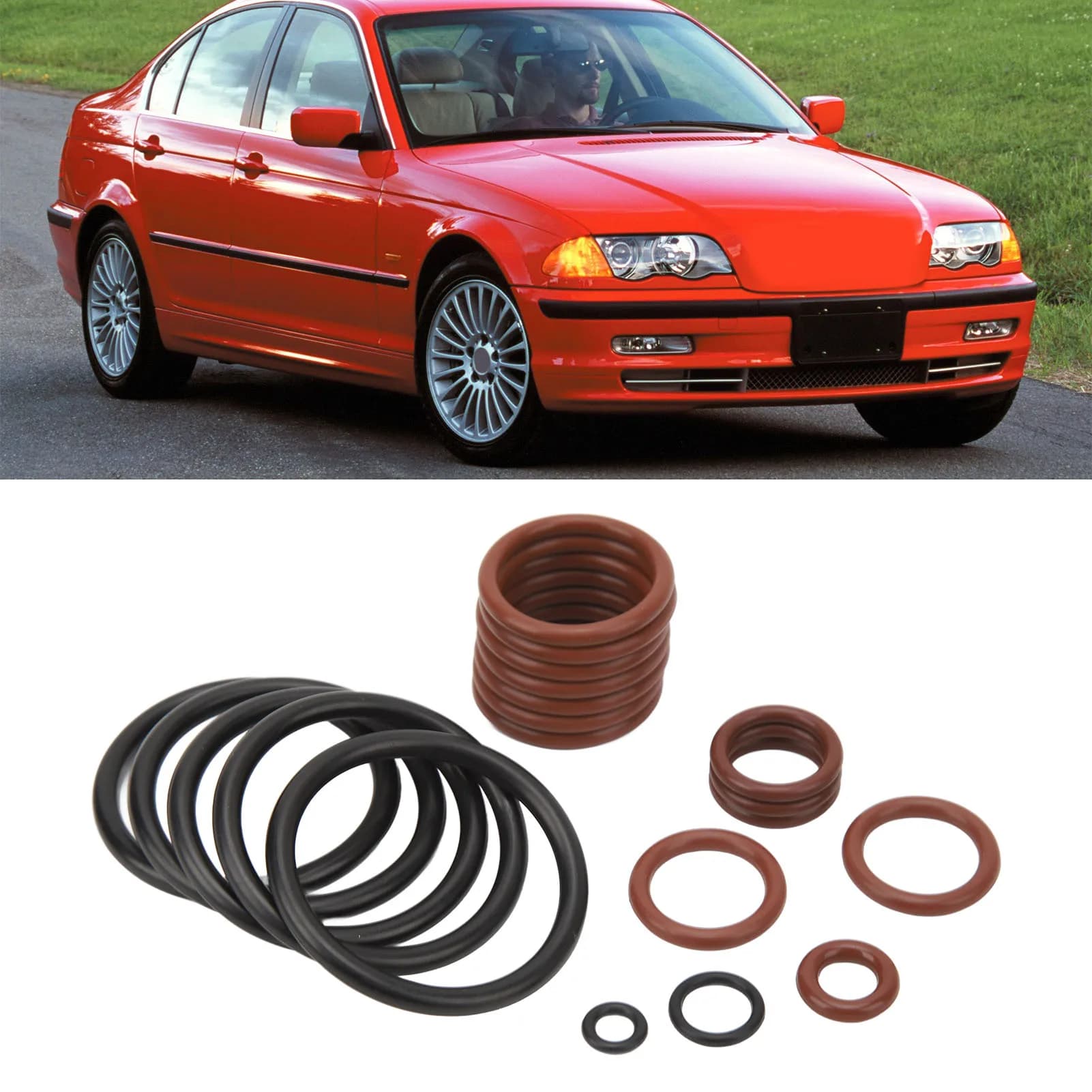 Kit Sistema di Raffreddamento 11517514942 17111711987, Tubo Refrigerante e Guarnizione 13621743299 per E46 M52 M54 320i 323i 325i 328i