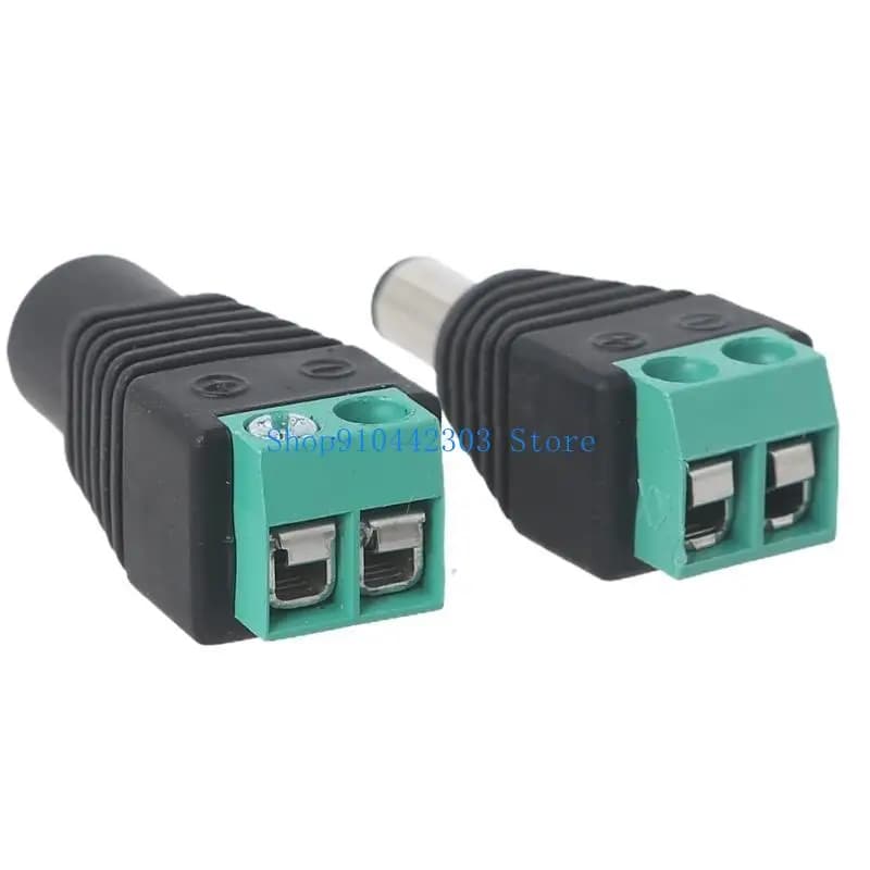 Connettore 652F Connettore 5,5x2,1mm Maschio+Femmina per telecamera sicurezza CCTV