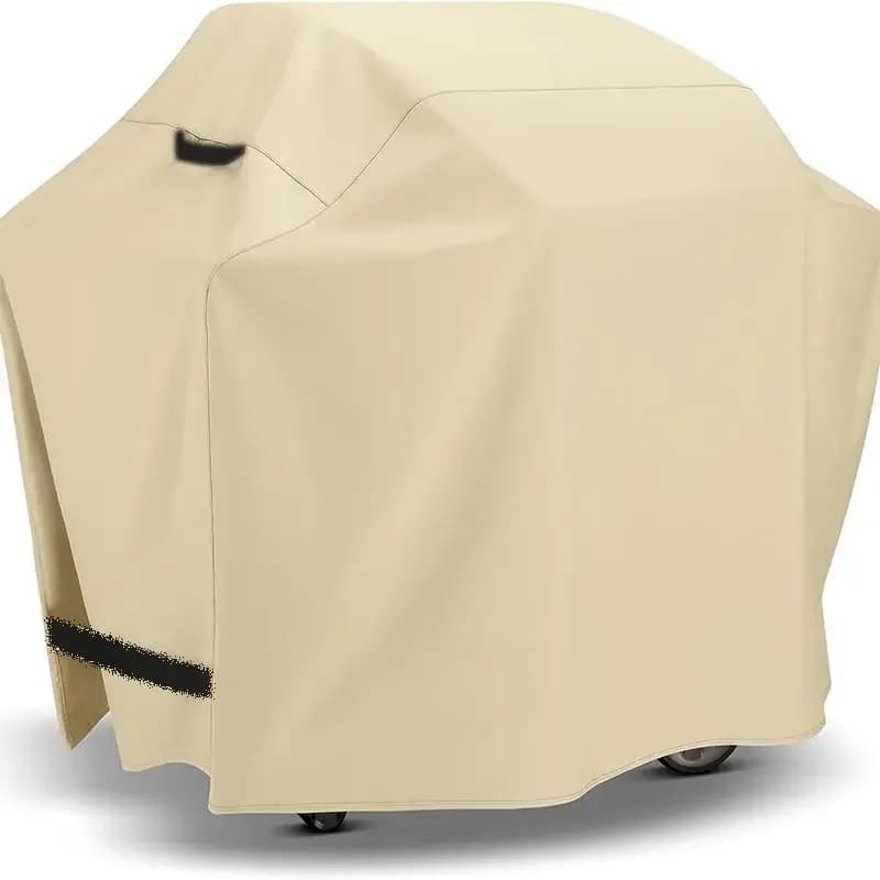 Waterproof BBQ Cover 420D Oxford Cloth, All-Weather Barbecue Stove Dust Cover for Outdoor Courtyard Furniture