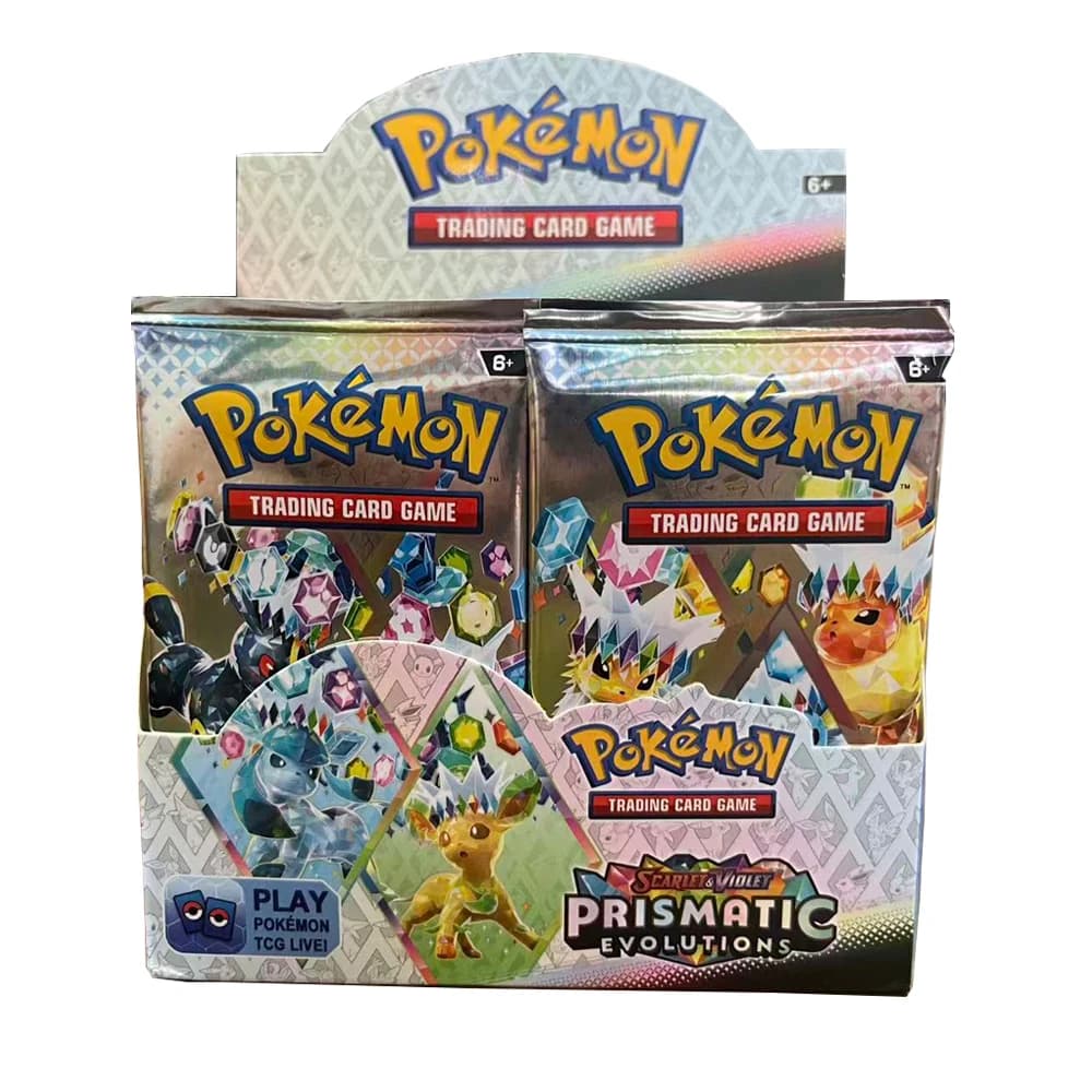 360Pcs Pokemon Card Prismatic Evolutions PHANTASMAL FLAMES Scarlet Violet 151 Black Bolt English Booster Battle Transaction Card