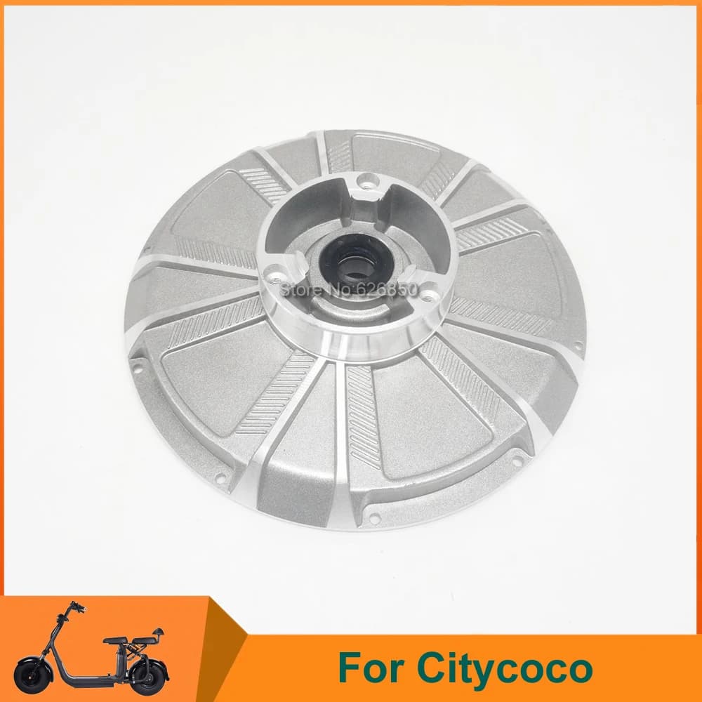 10Inch Motor Side Cover With 6204RZ Bearing Oil Seal For Citycoco Electric Scooter 10 Inch Rear Wheel Brake Disc Motor Cover