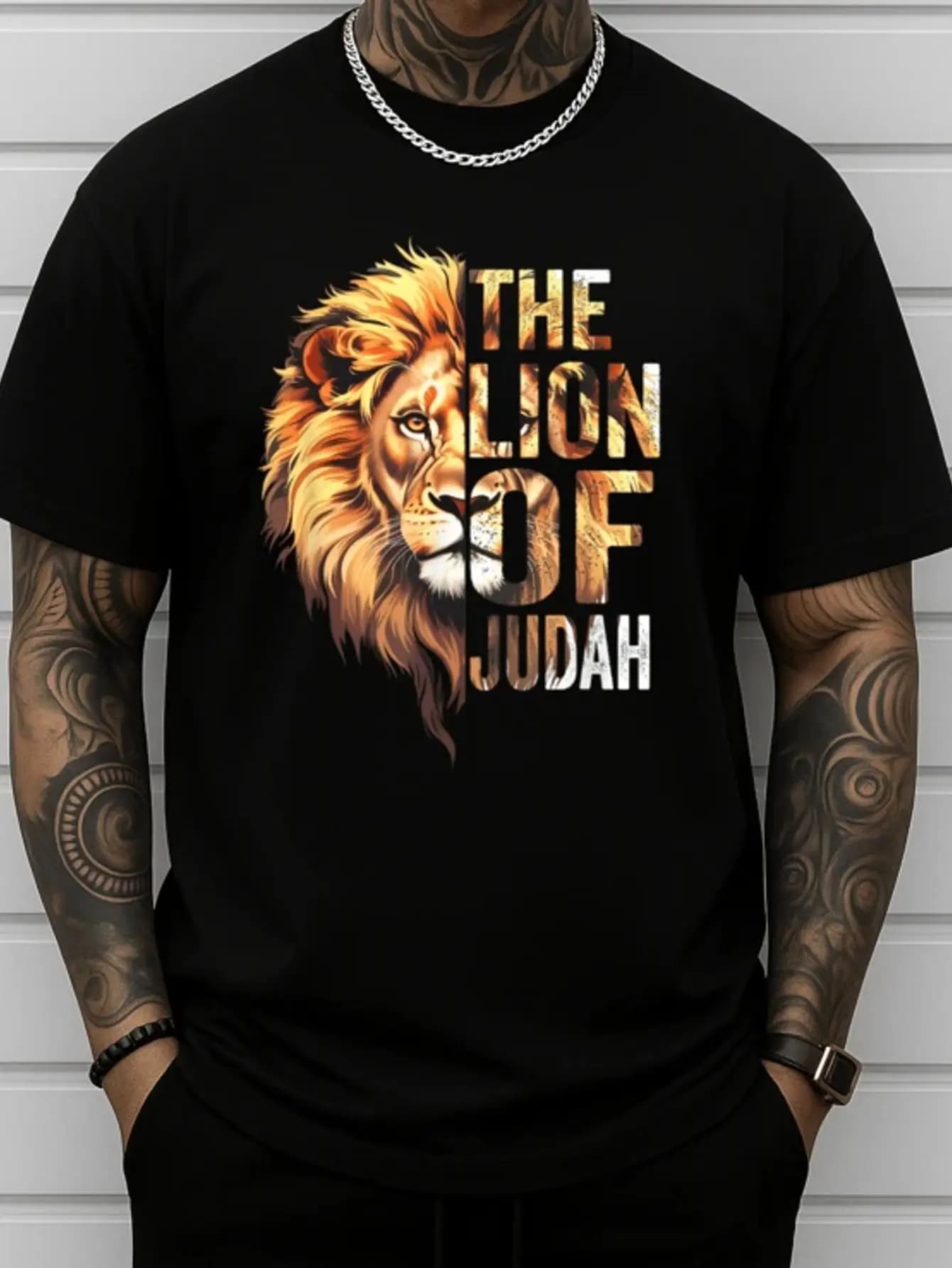 Jesus The Lion Of Judah Religious Christian For Men Women T-Shirt