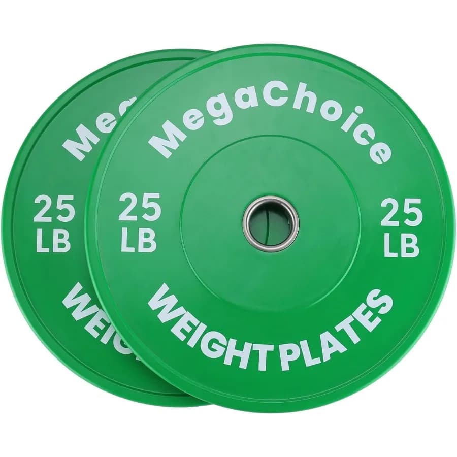 2" rubber bumper weight plates (25 pairs of pounds) - Set weight change plates 2 colored fractional weight plates for weight lifting,