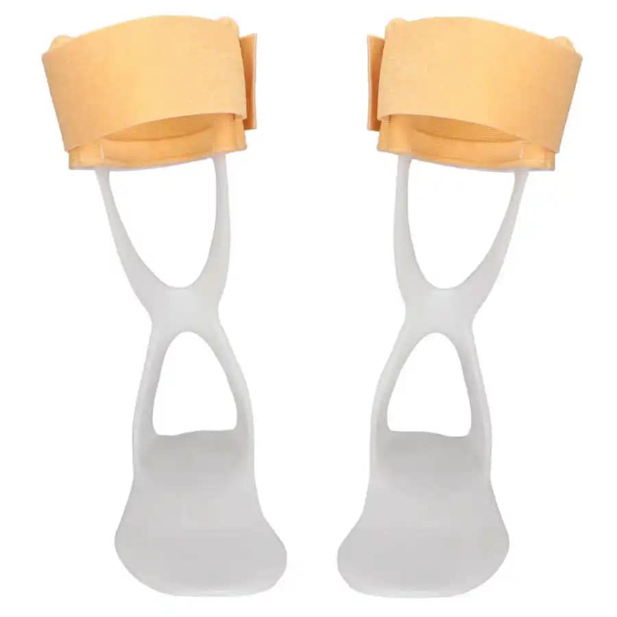 Tutore per piede cadente Arco basso Mezza palmo Supporto per piede caviglia ultra sottile Stabilizzatore Caviglia AFO Stecca Supporto per correzione ortesi per piede